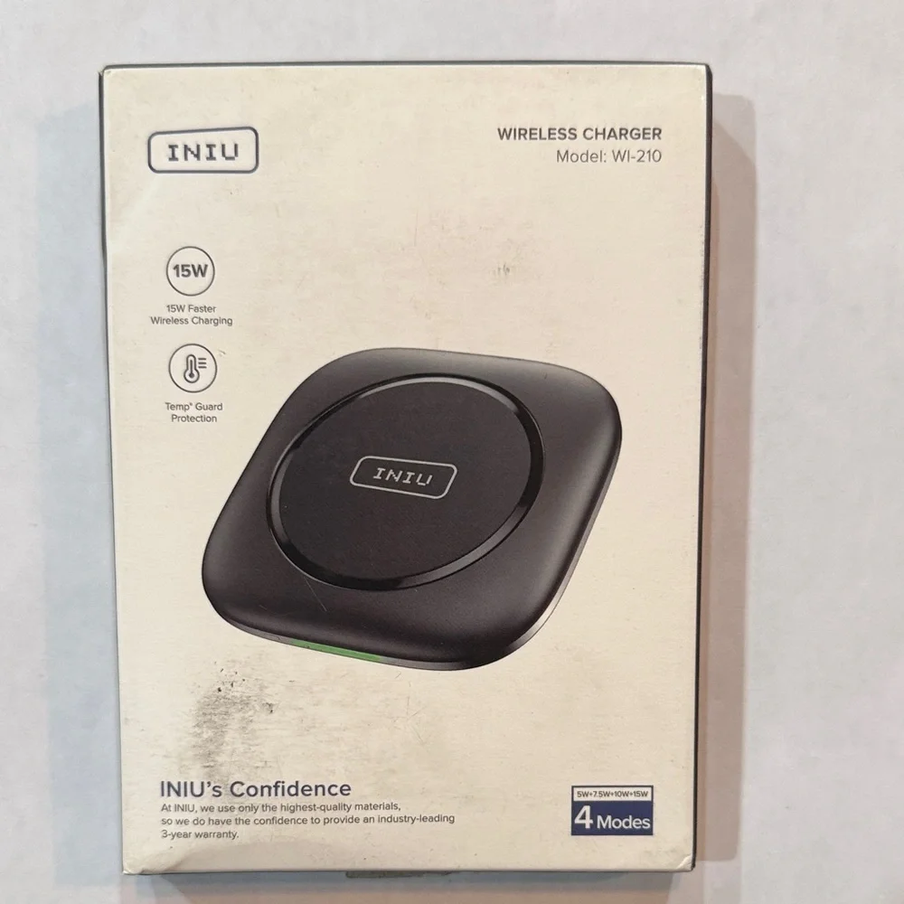 #44 INIU Wireless Charger 15W Black